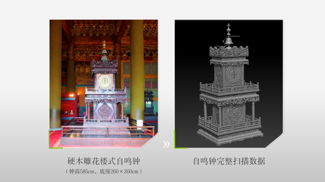 故宫最大自鸣钟“数字体检”:精准复原近6米高的国宝 故宫最大自鸣钟“数字体检”:精准复原近6米高的国宝